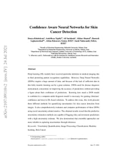 Confidence Aware Neural Networks for Skin Cancer Detection