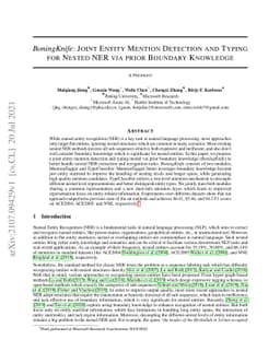 BoningKnife: Joint Entity Mention Detection and Typing for Nested NER
  via prior Boundary Knowledge