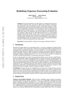 Rethinking Trajectory Forecasting Evaluation