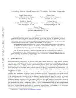 Learning Sparse Fixed-Structure Gaussian Bayesian Networks