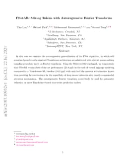 FNetAR: Mixing Tokens with Autoregressive Fourier Transforms