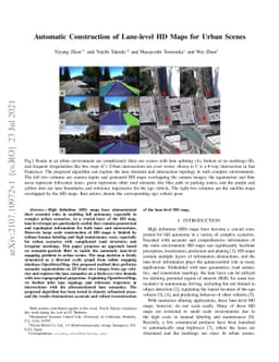 Automatic Construction of Lane-level HD Maps for Urban Scenes