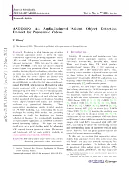 ASOD60K: An Audio-Induced Salient Object Detection Dataset for Panoramic
  Videos