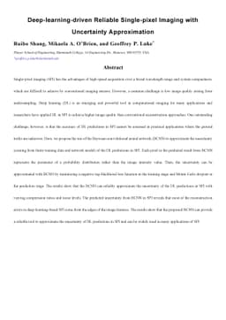 Deep-learning-driven Reliable Single-pixel Imaging with Uncertainty
  Approximation
