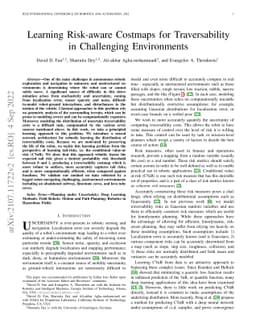 Learning Risk-aware Costmaps for Traversability in Challenging
  Environments