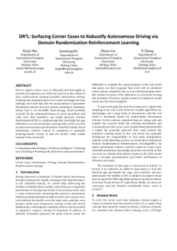 DR2L: Surfacing Corner Cases to Robustify Autonomous Driving via Domain
  Randomization Reinforcement Learning