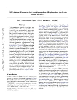 GCExplainer: Human-in-the-Loop Concept-based Explanations for Graph
  Neural Networks