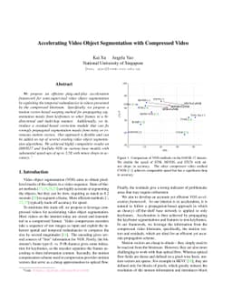 Accelerating Video Object Segmentation with Compressed Video