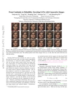 From Continuity to Editability: Inverting GANs with Consecutive Images