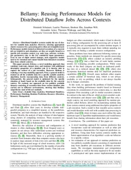Bellamy: Reusing Performance Models for Distributed Dataflow Jobs Across
  Contexts
