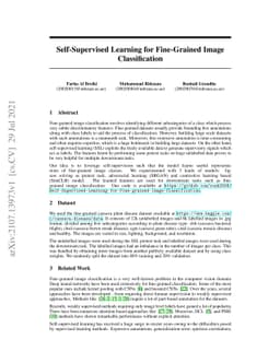 Self-Supervised Learning for Fine-Grained Image Classification