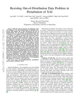 Resisting Out-of-Distribution Data Problem in Perturbation of XAI