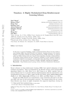 Tianshou: a Highly Modularized Deep Reinforcement Learning Library