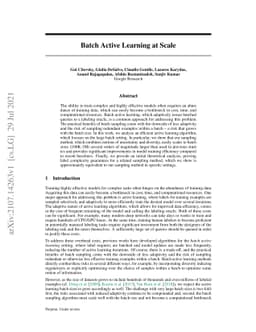 Batch Active Learning at Scale