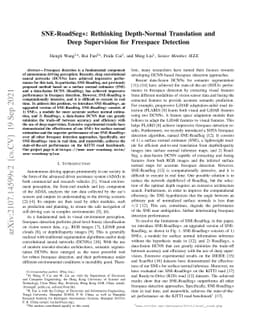 SNE-RoadSeg+: Rethinking Depth-Normal Translation and Deep Supervision
  for Freespace Detection