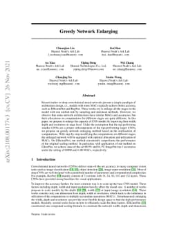 Greedy Network Enlarging