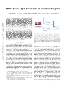 BORM: Bayesian Object Relation Model for Indoor Scene Recognition