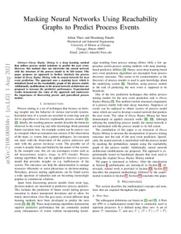 Masking Neural Networks Using Reachability Graphs to Predict Process
  Events