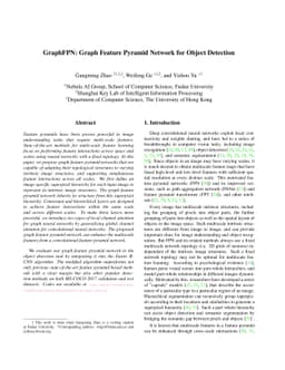 GraphFPN: Graph Feature Pyramid Network for Object Detection