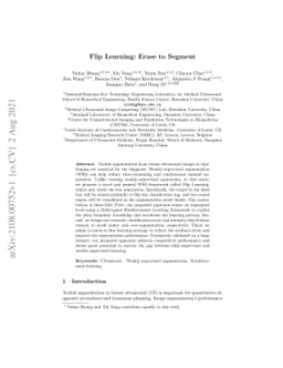 Flip Learning: Erase to Segment
