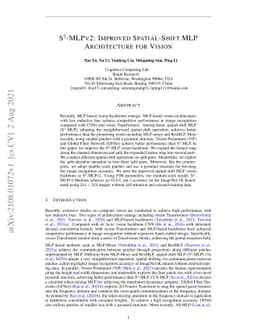 S$^2$-MLPv2: Improved Spatial-Shift MLP Architecture for Vision