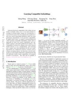 Learning Compatible Embeddings