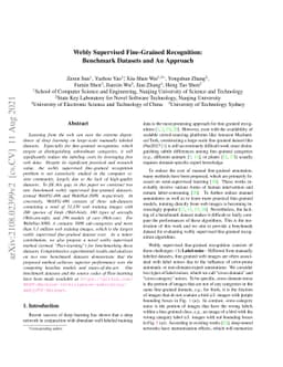 Webly Supervised Fine-Grained Recognition: Benchmark Datasets and An
  Approach