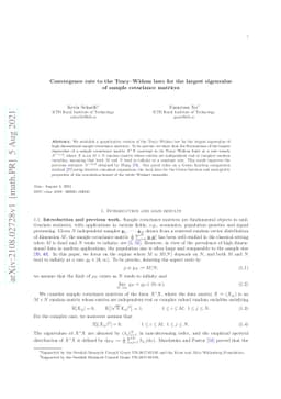 Convergence rate to the Tracy--Widom laws for the largest eigenvalue of
  sample covariance matrices