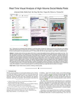 Real-Time Visual Analysis of High-Volume Social Media Posts