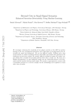 Beyond Cuts in Small Signal Scenarios -- Enhanced Sneutrino
  Detectability Using Machine Learning