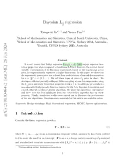 Bayesian $L_{\frac{1}{2}}$ regression