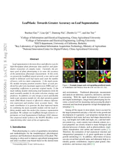 LeafMask: Towards Greater Accuracy on Leaf Segmentation