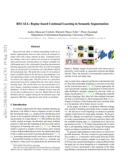 RECALL: Replay-based Continual Learning in Semantic Segmentation