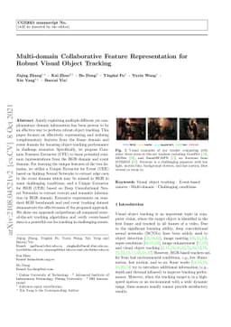 Multi-domain Collaborative Feature Representation for Robust Visual
  Object Tracking