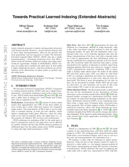 Towards Practical Learned Indexing