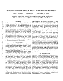 Learning to Segment Medical Images from Few-Shot Sparse Labels
