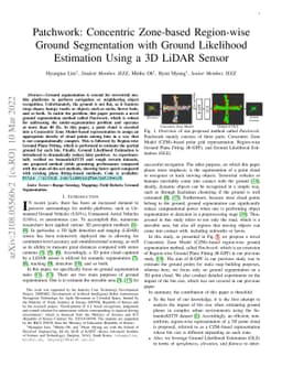 Patchwork: Concentric Zone-based Region-wise Ground Segmentation with
  Ground Likelihood Estimation Using a 3D LiDAR Sensor