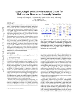 Event2Graph: Event-driven Bipartite Graph for Multivariate Time-series
  Anomaly Detection