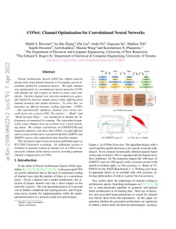 CONet: Channel Optimization for Convolutional Neural Networks