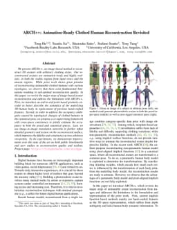ARCH++: Animation-Ready Clothed Human Reconstruction Revisited