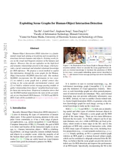 Exploiting Scene Graphs for Human-Object Interaction Detection