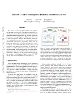 DenseTNT: End-to-end Trajectory Prediction from Dense Goal Sets