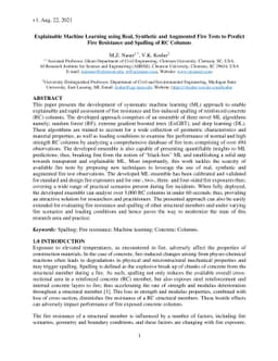 Explainable Machine Learning using Real, Synthetic and Augmented Fire
  Tests to Predict Fire Resistance and Spalling of RC Columns