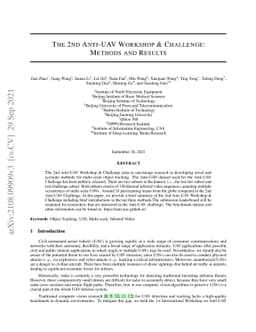 The 2nd Anti-UAV Workshop & Challenge: Methods and Results
