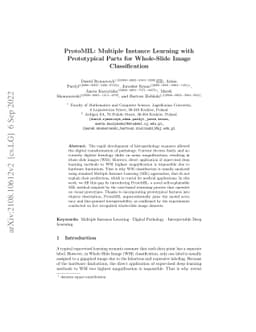 ProtoMIL: Multiple Instance Learning with Prototypical Parts for
  Whole-Slide Image Classification