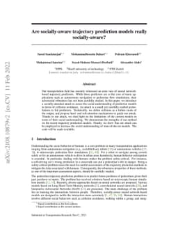 Are socially-aware trajectory prediction models really socially-aware?