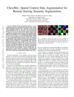 ChessMix: Spatial Context Data Augmentation for Remote Sensing Semantic
  Segmentation