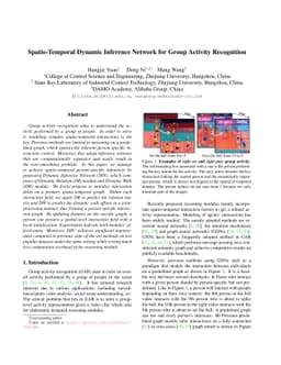 Spatio-Temporal Dynamic Inference Network for Group Activity Recognition