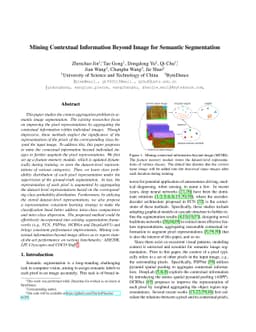 Mining Contextual Information Beyond Image for Semantic Segmentation