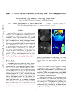 TIMo -- A Dataset for Indoor Building Monitoring with a Time-of-Flight
  Camera